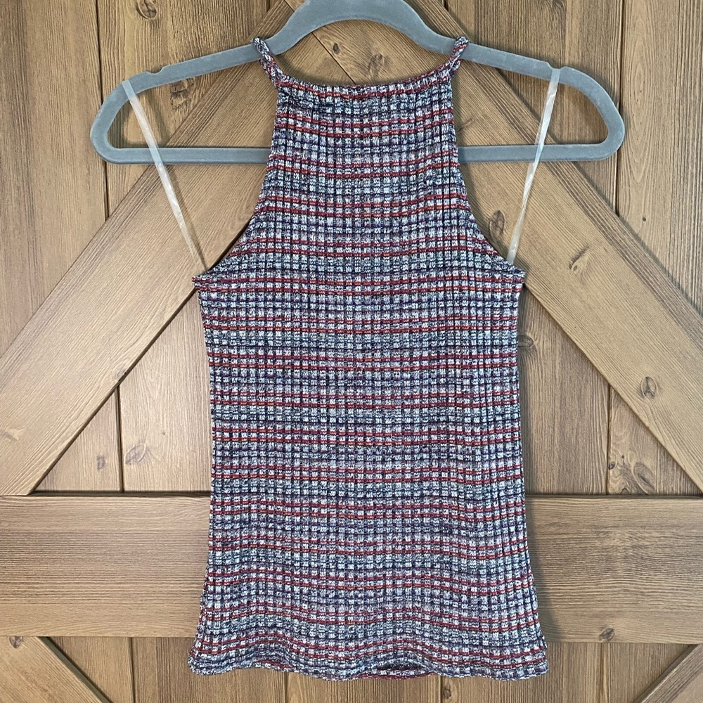 Knit spaghetti strap tank
